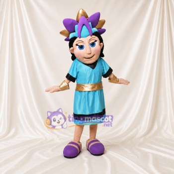 Fille Fantastique Costume de mascotte intégral pour adultes Événements en Plein Air