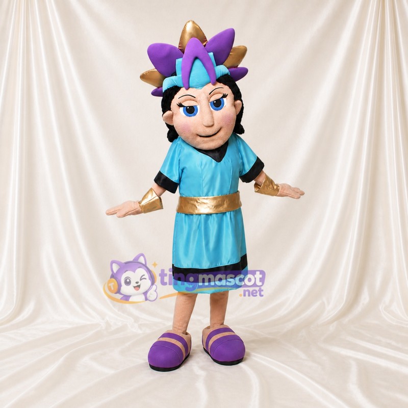 Fantasy Girl Mascot Costume Full Body for Adults Outdoor Events