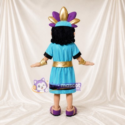 Fantasy Girl Mascot Costume Full Body for Adults Outdoor Events