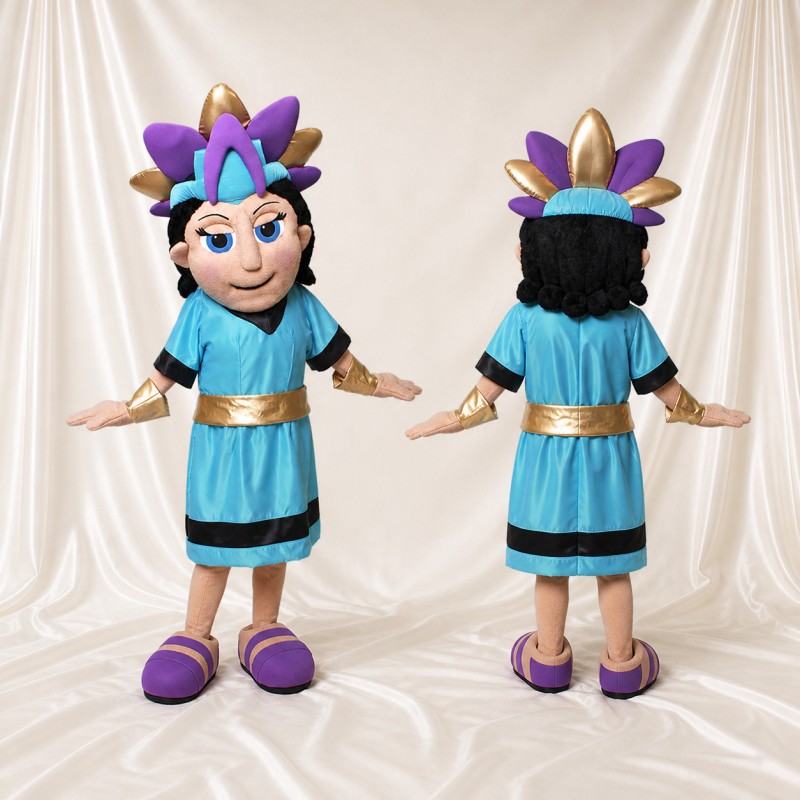 Fantasy Girl Mascot Costume Full Body for Adults Outdoor Events
