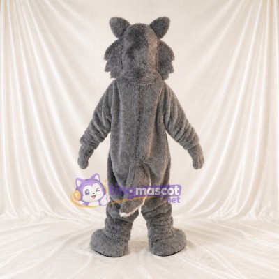 Wolf Mascot Costume Full Body for Adults School Events