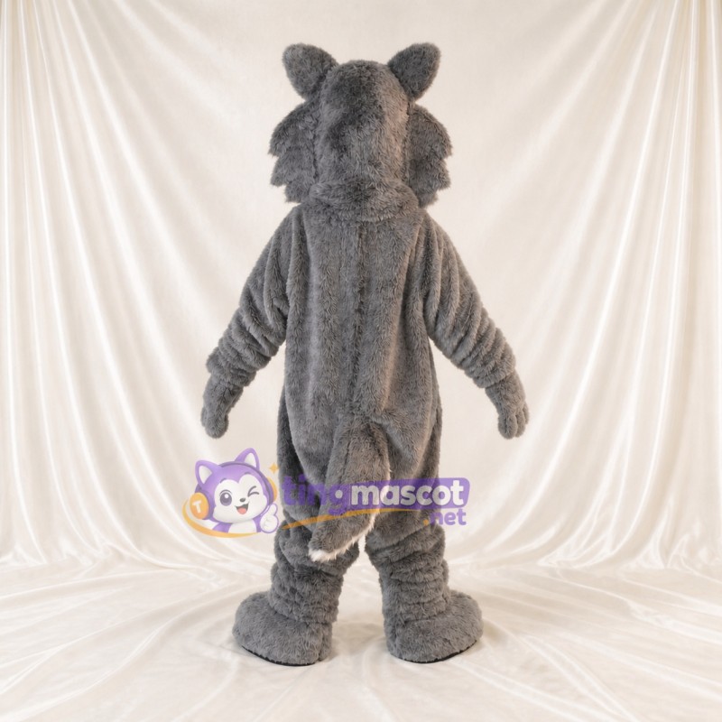 Wolf Mascot Costume Full Body for Adults School Events