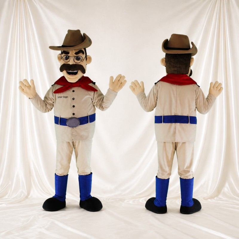 Ranger Character Mascot Costume Full Body for Adults Museums