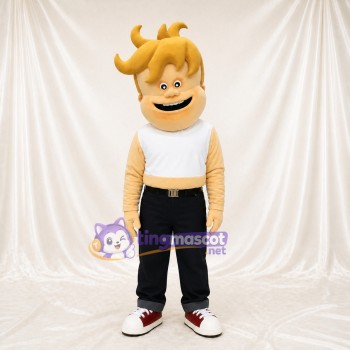 Personnage Garçon Blond Costume de mascotte intégral pour adultes Événements sportifs