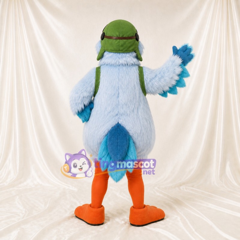 White Bird Mascot Costume Full Body for Adults Sports Events
