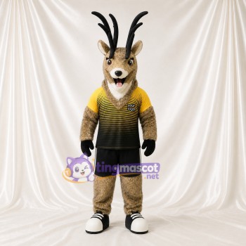 Costume de mascotte wapiti intégral pour adultes – événements sportifs