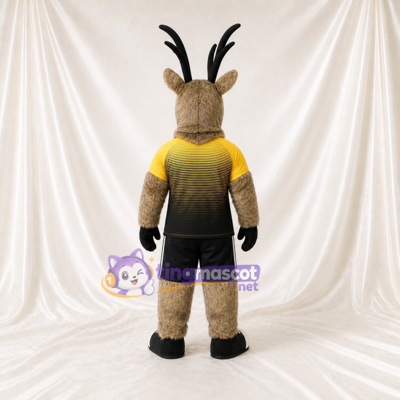 Costume de mascotte wapiti intégral pour adultes – événements sportifs