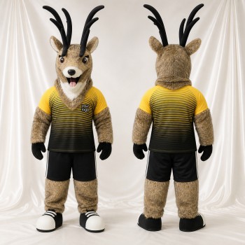 Costume de mascotte wapiti intégral pour adultes – événements sportifs