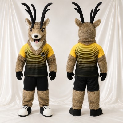Costume de mascotte wapiti intégral pour adultes – événements sportifs