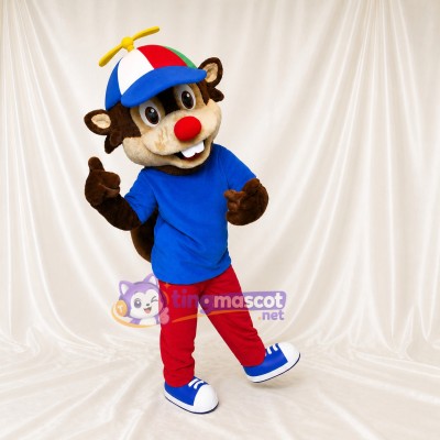 Squirrel Mascot Costume Full Body for Adults School Events