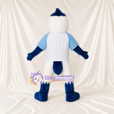 Yeti Mascot Costume Full Body for Adults Sports Events