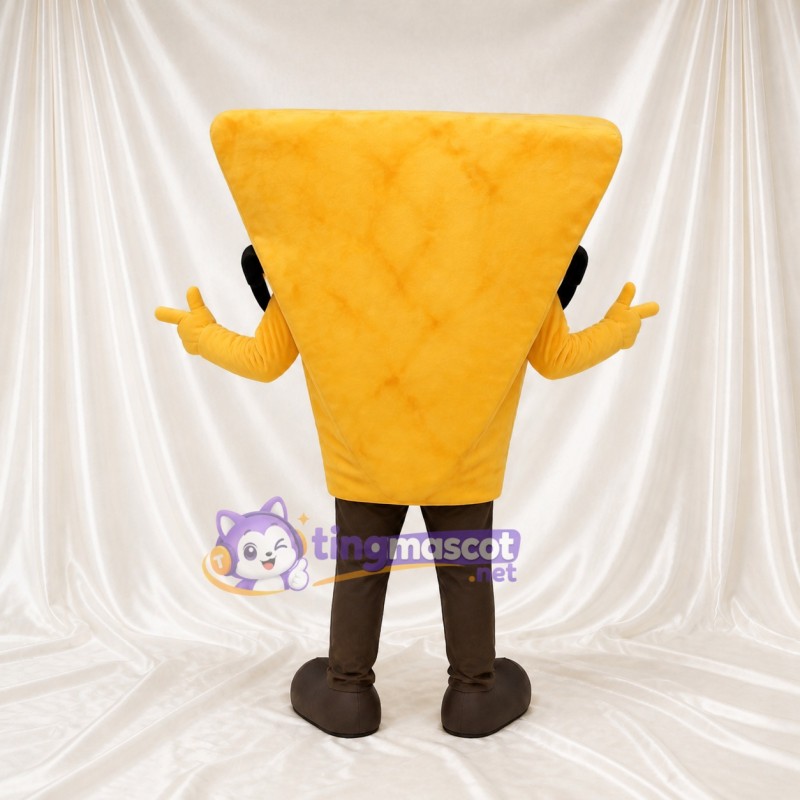 Cheese Wedge Mascot Costume Full Body for Adults Food Events