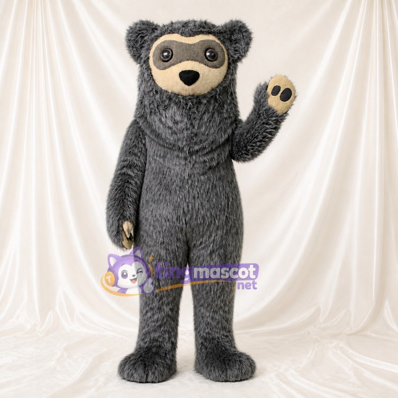 Gray Sloth Mascot Costume Full Body for Adults Zoos