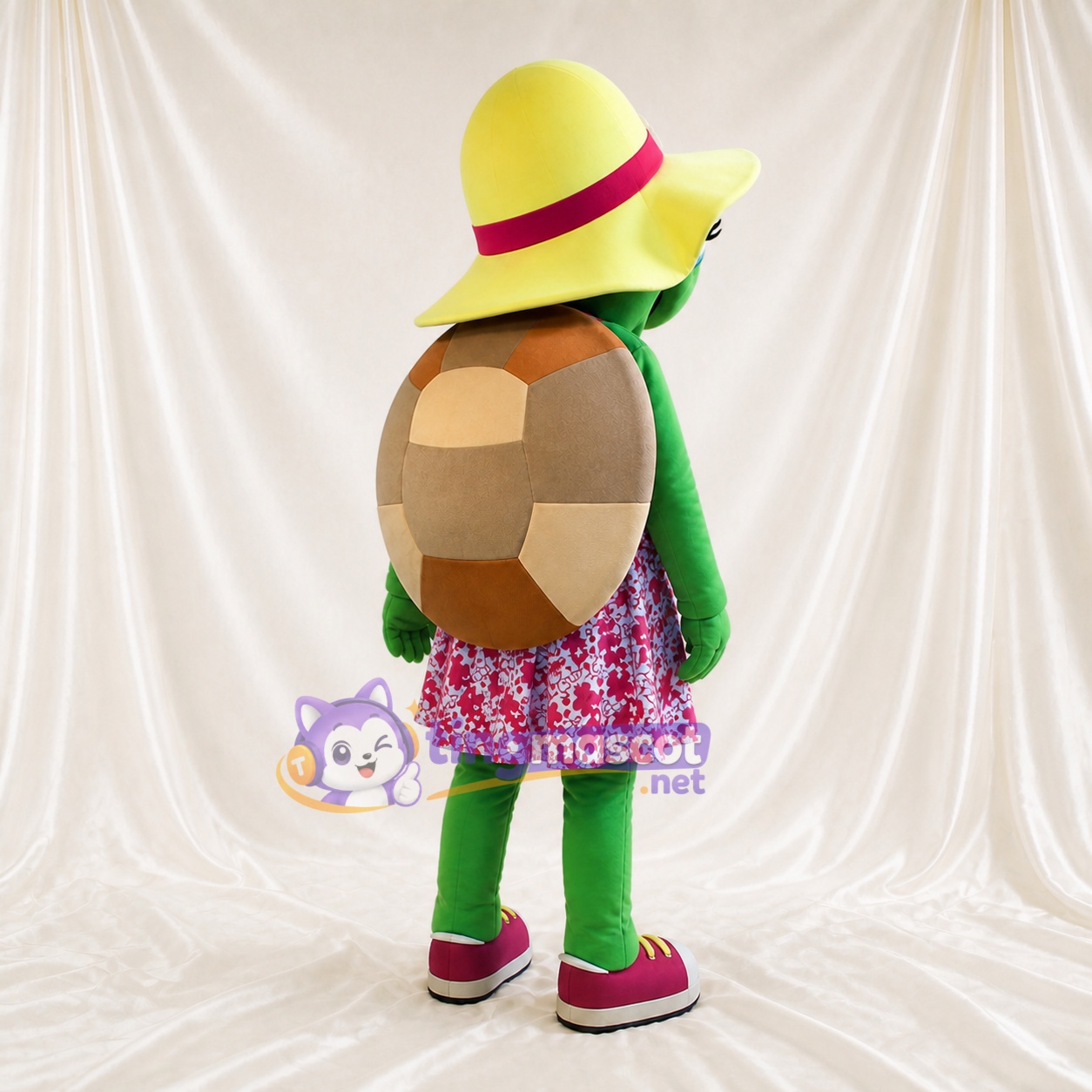 Green Turtle Mascot Costume Full Body for Adults School Events Green Turtle Mascot Costume Full Body for Adults School Events