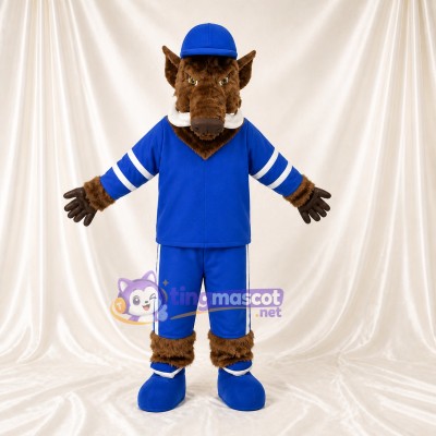 Wild Boar Mascot Costume Full Body for Adults Sports Events