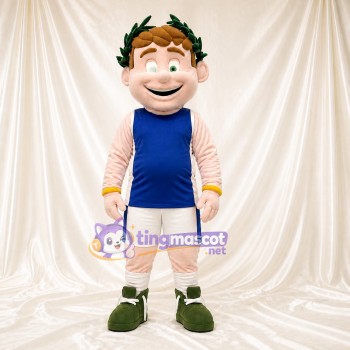 Athlete Character Mascot Costume Full Body for Adults Sports Events