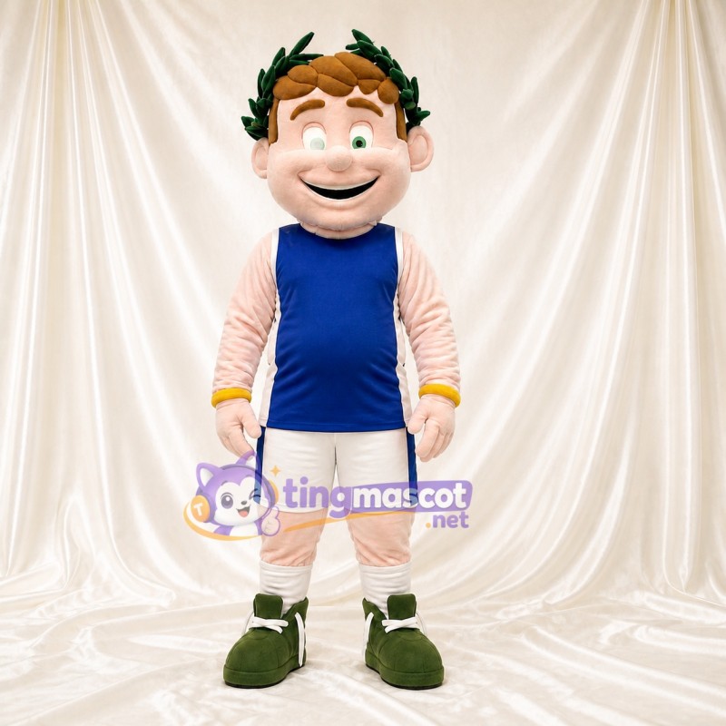 Athlete Character Mascot Costume Full Body for Adults Sports Events