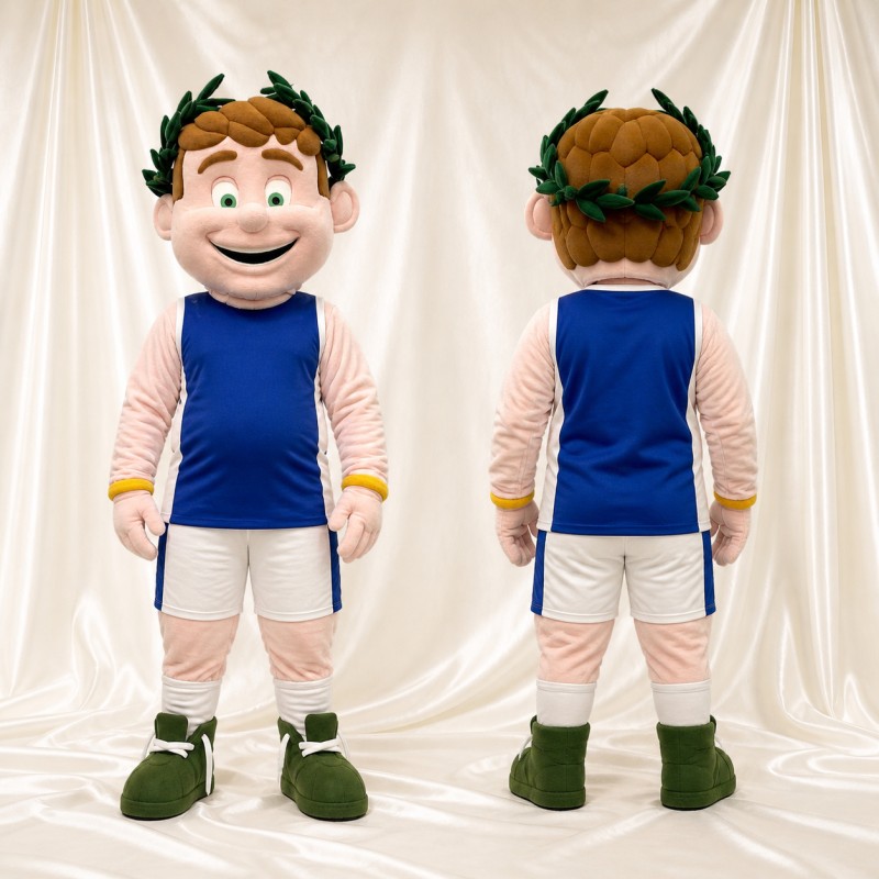 Athlete Character Mascot Costume Full Body for Adults Sports Events
