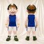 Athlete Character Mascot Costume Full Body for Adults Sports Events