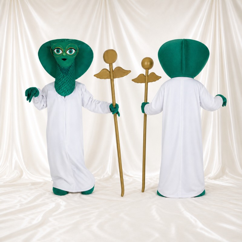 Snake Mascot Costume Full Body for Adults Events