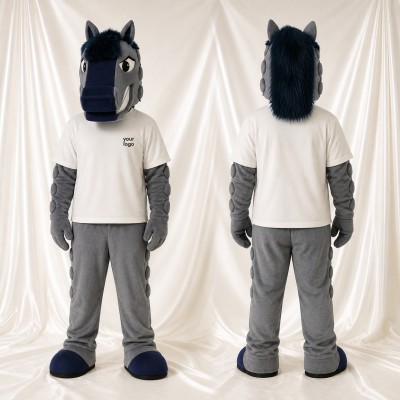 Horse Mascot Costume Full Body for Adults School Events