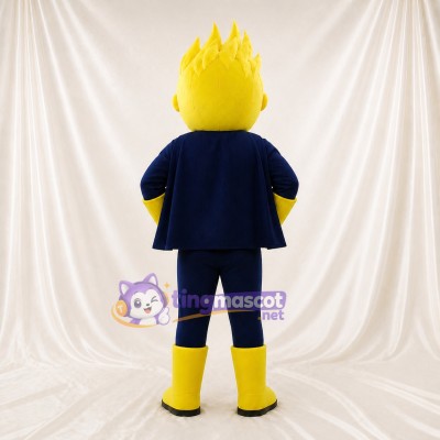 Flame Character Mascot Costume Full Body for Adults School Events