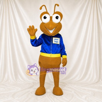Fourmi Brune Costume de mascotte intégral pour adultes Événements scolaires