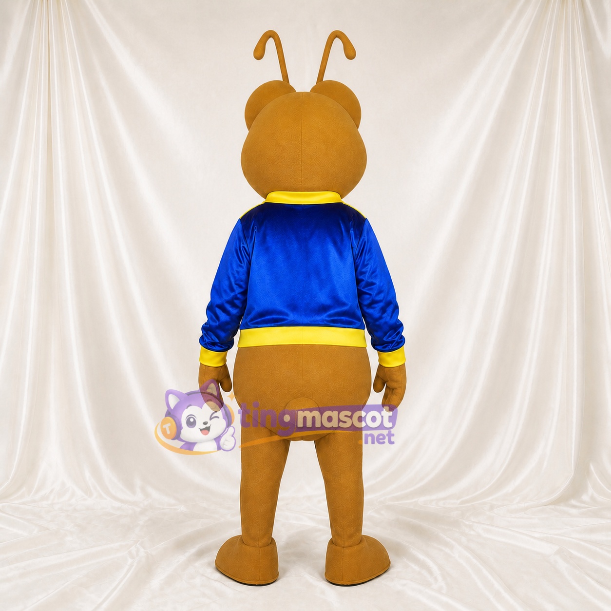 Fourmi Brune Costume de mascotte intégral pour adultes Événements scolaires Fourmi Brune Costume de mascotte intégral pour adultes Événements scolaires