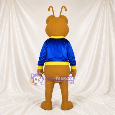 Brown Ant Mascot Costume Full Body for Adults School Events