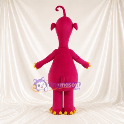 Magenta Alien Mascot Costume Full Body for Adults School Events