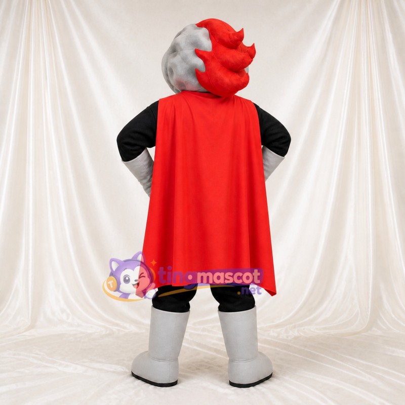 Requin Super héros Cape Costume de mascotte intégral pour adultes Aquariums