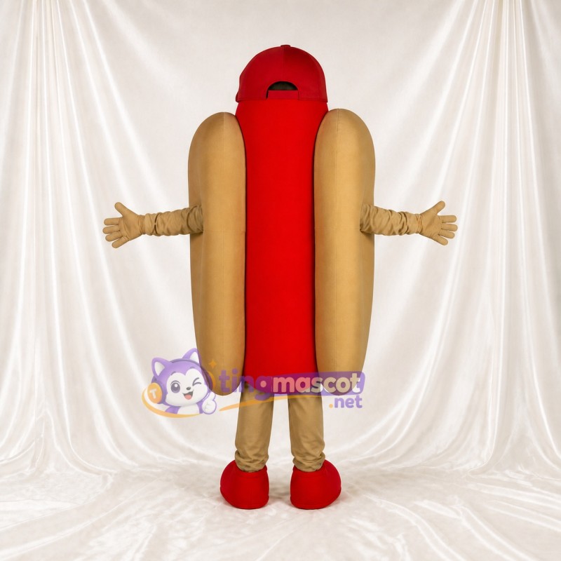 Hot Dog Mascot Costume Full Body for Adults Food Events