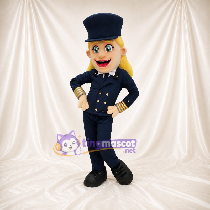 Police Officer Mascot Costume Full Body for Adults Events