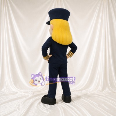 Police Officer Mascot Costume Full Body for Adults Events
