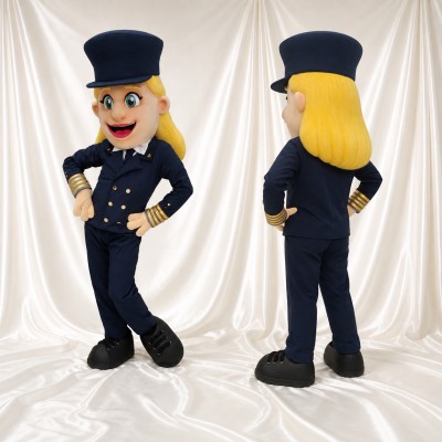 Police Officer Mascot Costume Full Body for Adults Events