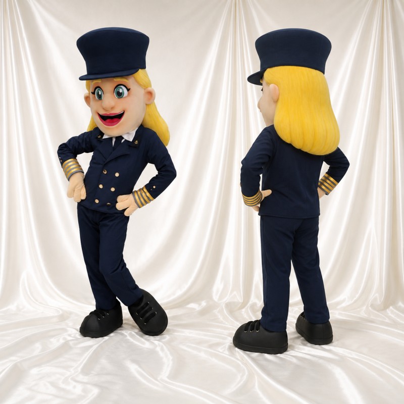 Police Officer Mascot Costume Full Body for Adults Events