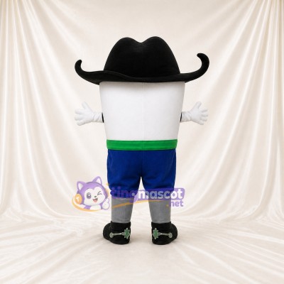 Cowboy Cup Mascot Costume Full Body for Adults Food Events