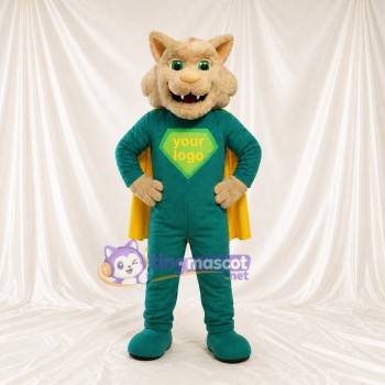 Chat Vert Costume de mascotte intégral pour adultes Événements sportifs