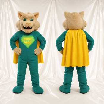 Chat Vert Costume de mascotte intégral pour adultes Événements sportifs