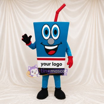 Drink Cup Mascot Costume Full Body for Adults Trade Shows