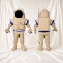 Astronaute Beige Costume de mascotte intégral pour adultes Événements scolaires
