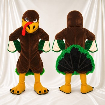 Dinde Costume de mascotte intégral pour adultes Noël