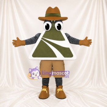 Panneau de sentier Costume de mascotte intégral pour adultes Événements en Plein Air