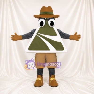 Panneau de sentier Costume de mascotte intégral pour adultes Événements en Plein Air