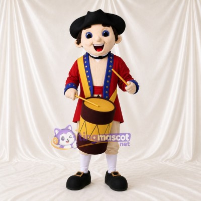 Drummer Character Mascot Costume Full Body for Adults Stage Events