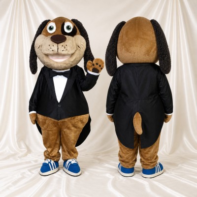 Dog Mascot Costume Full Body for Adults Stage Events