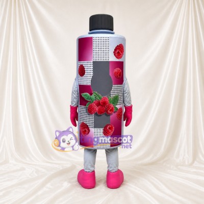 Berry Drink Bottle Mascot Costume Full Body for Adults Food Events