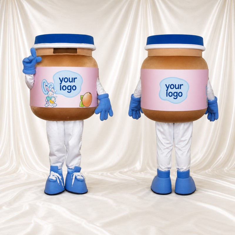 Jar Mascot Costume Full Body for Adults Food Events
