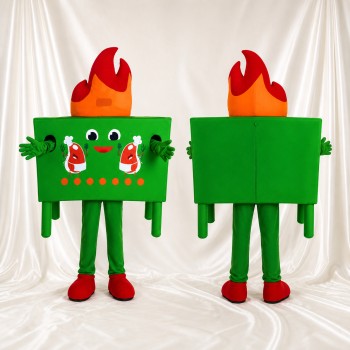 Barbecue Costume de mascotte intégral pour adultes Événements gastronomiques