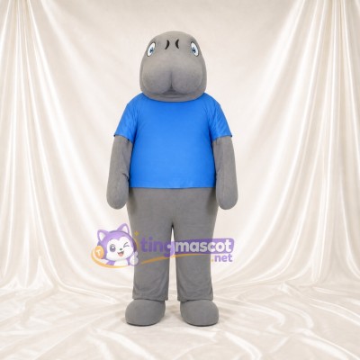 Manatee Mascot Costume Full Body for Adults Aquariums